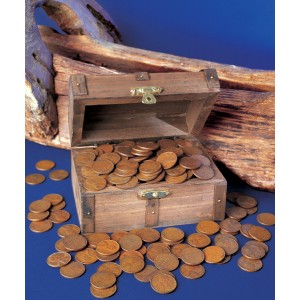 American Coin Treasure Lincoln Wheat Ear Pennies Treasure Chest ACTJ1244